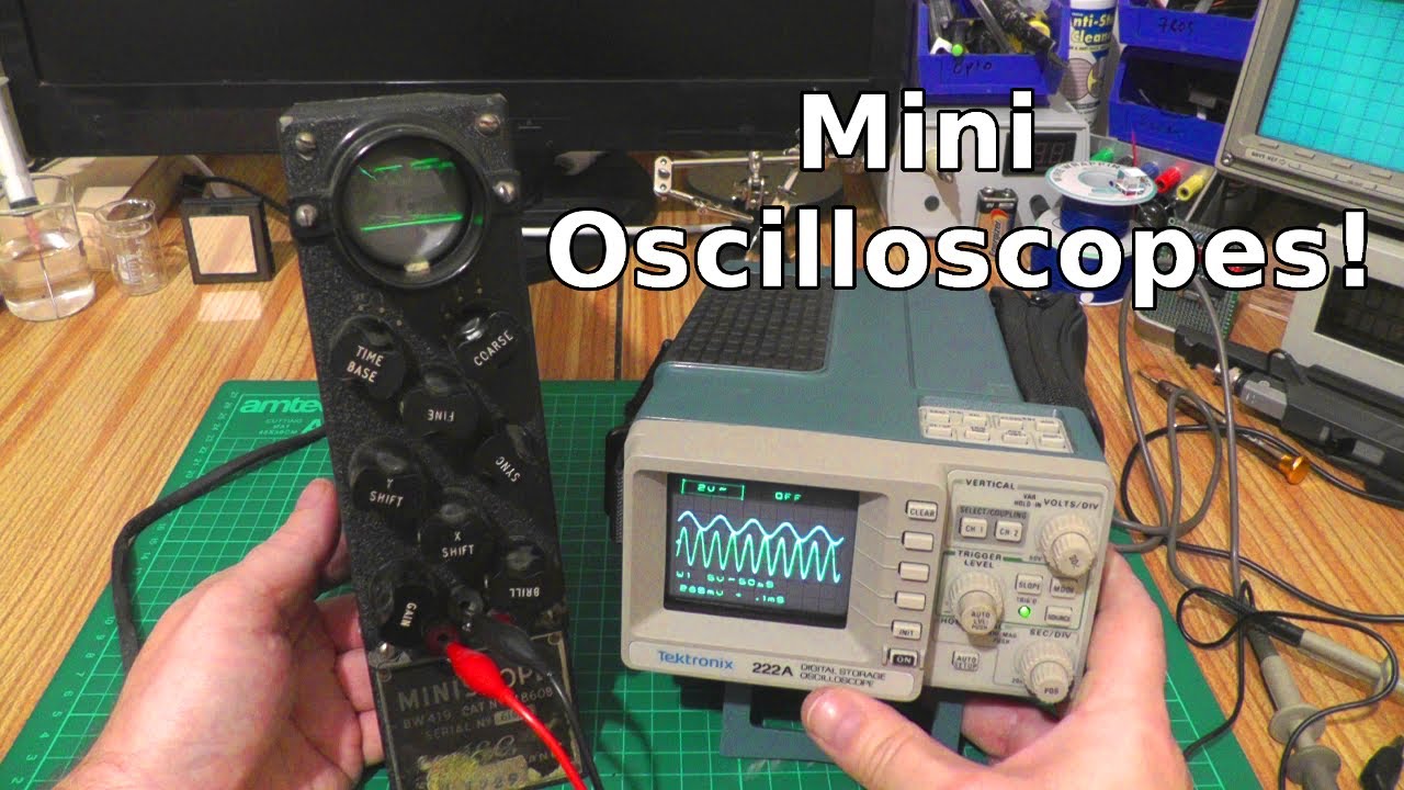Mini Oscilloscopes: Tektronix 222A & Vintage GEC Miniscope!