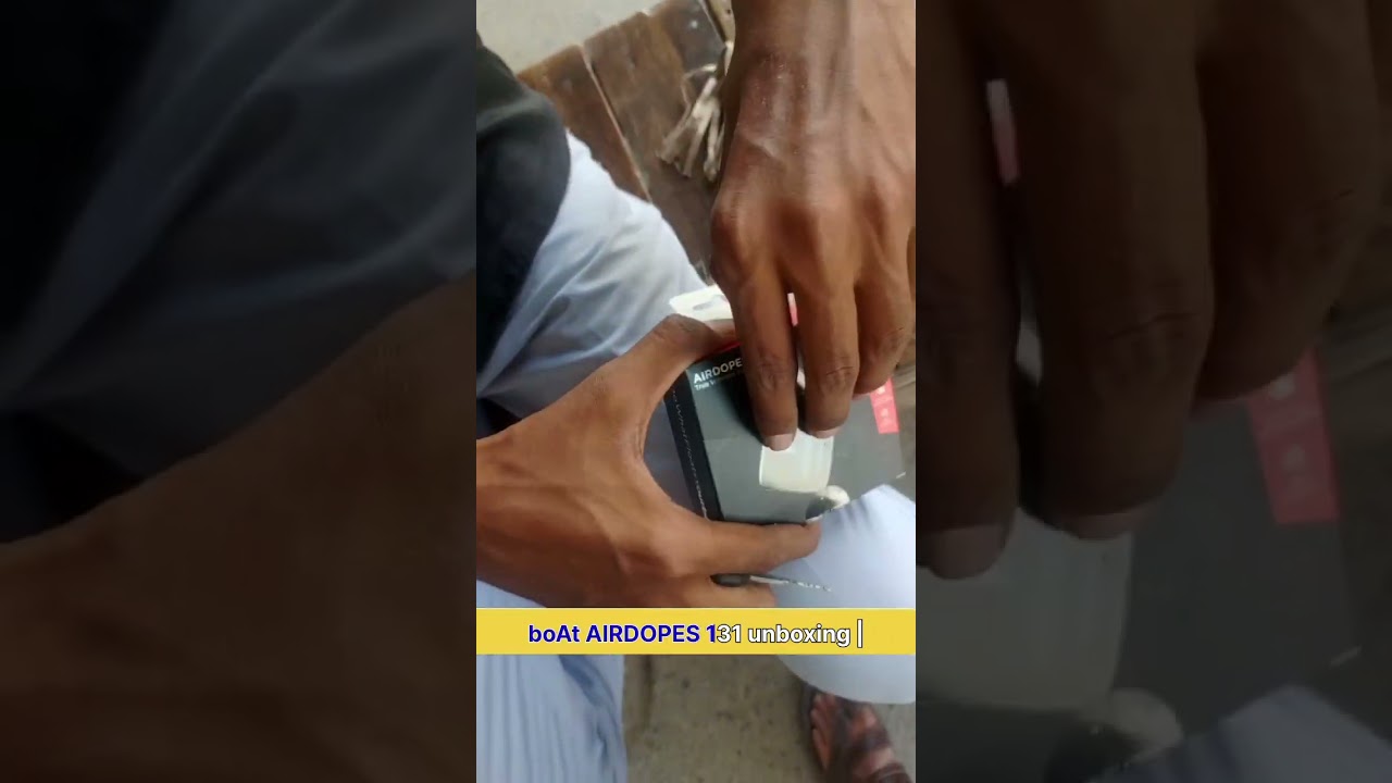 boAt AIRDOPES 131 unboxing |