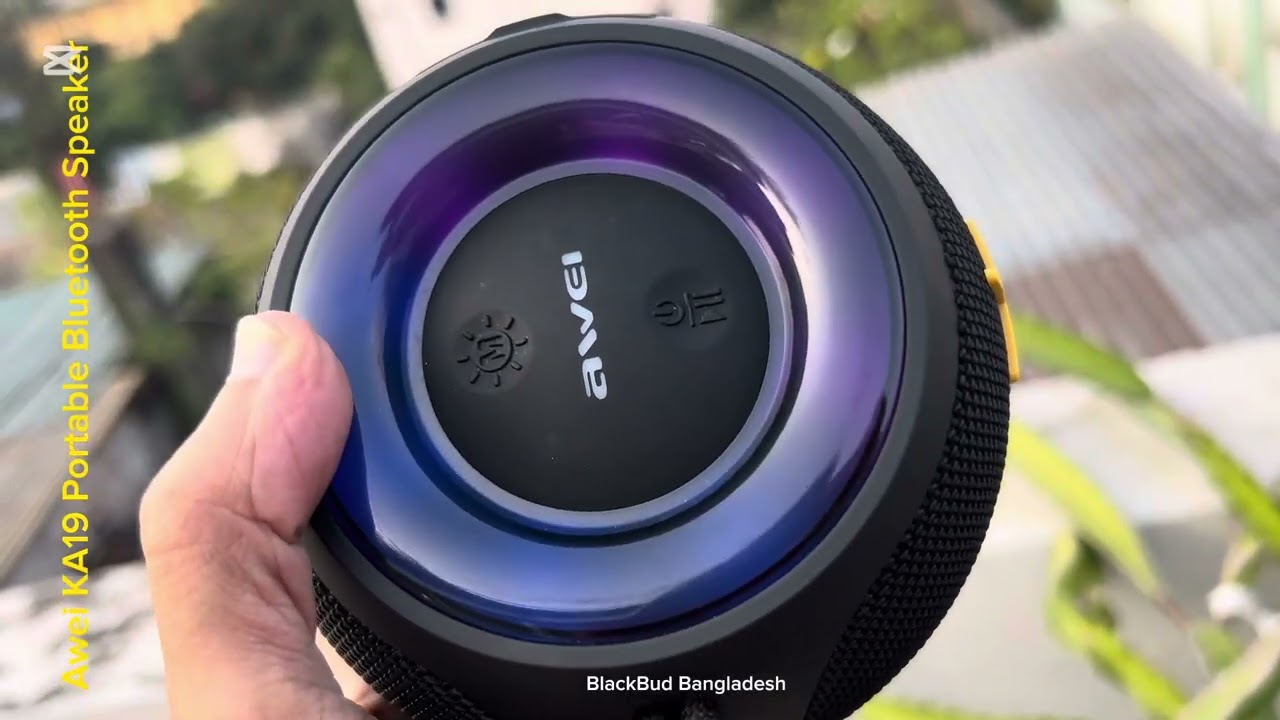 Awei KA19 Portable Bluetooth Speaker Waterproof | BlackBud Bangladesh