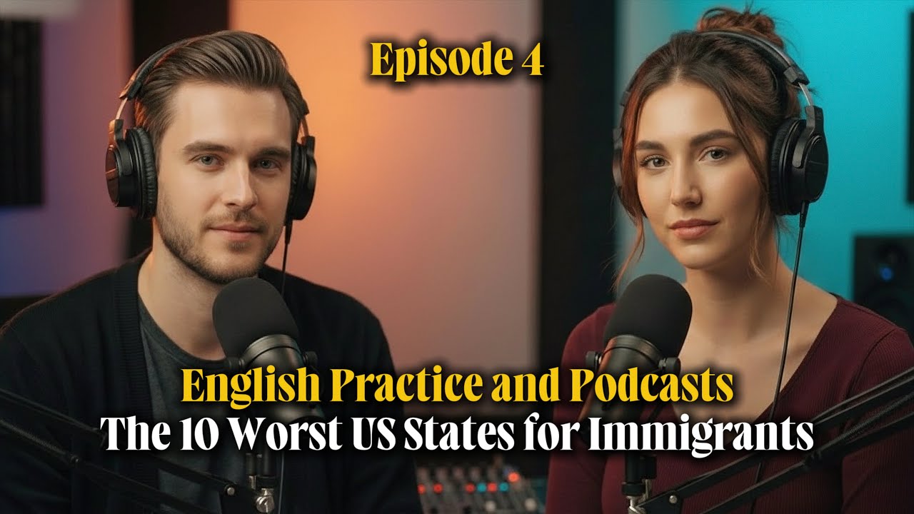 The 10 Worst US States for Immigrants - Learning English Podcast