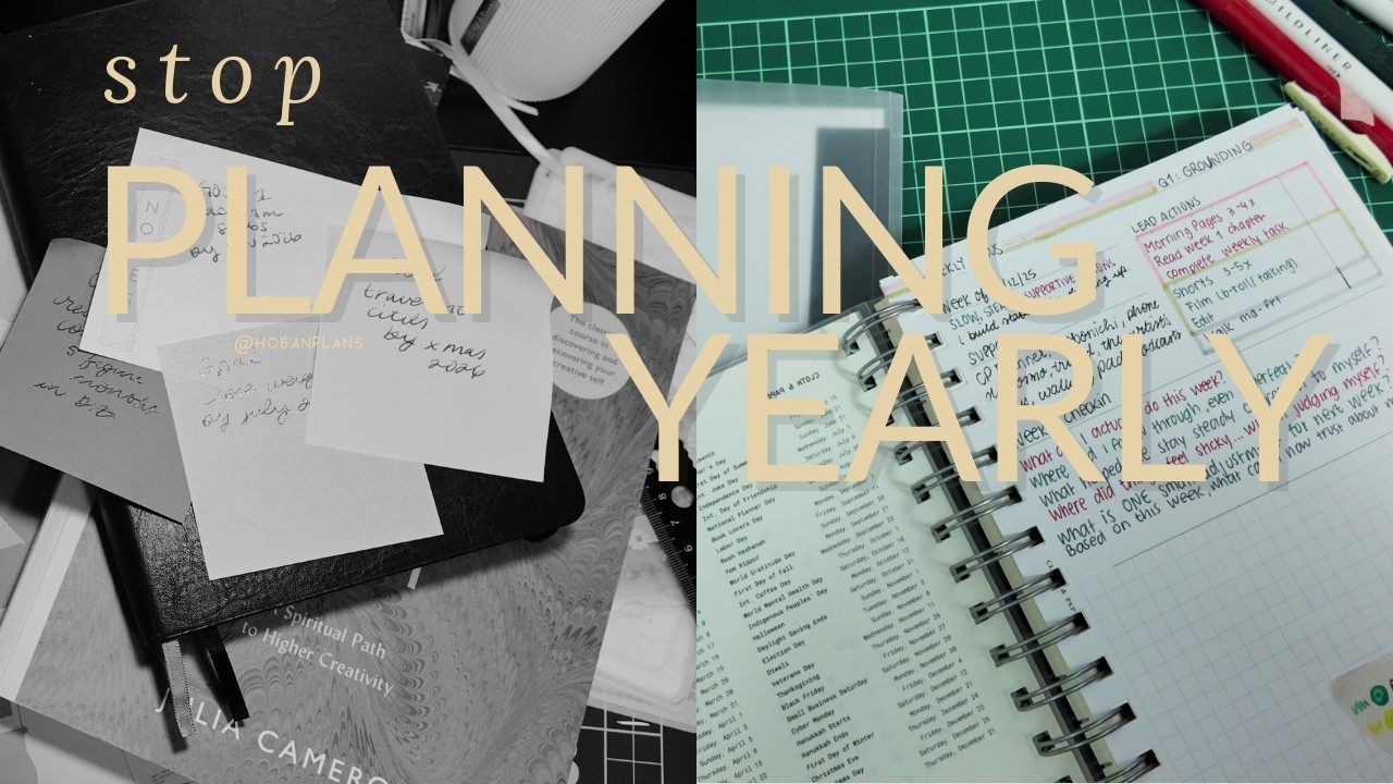 Stop Planning Your Year. Do This Instead.