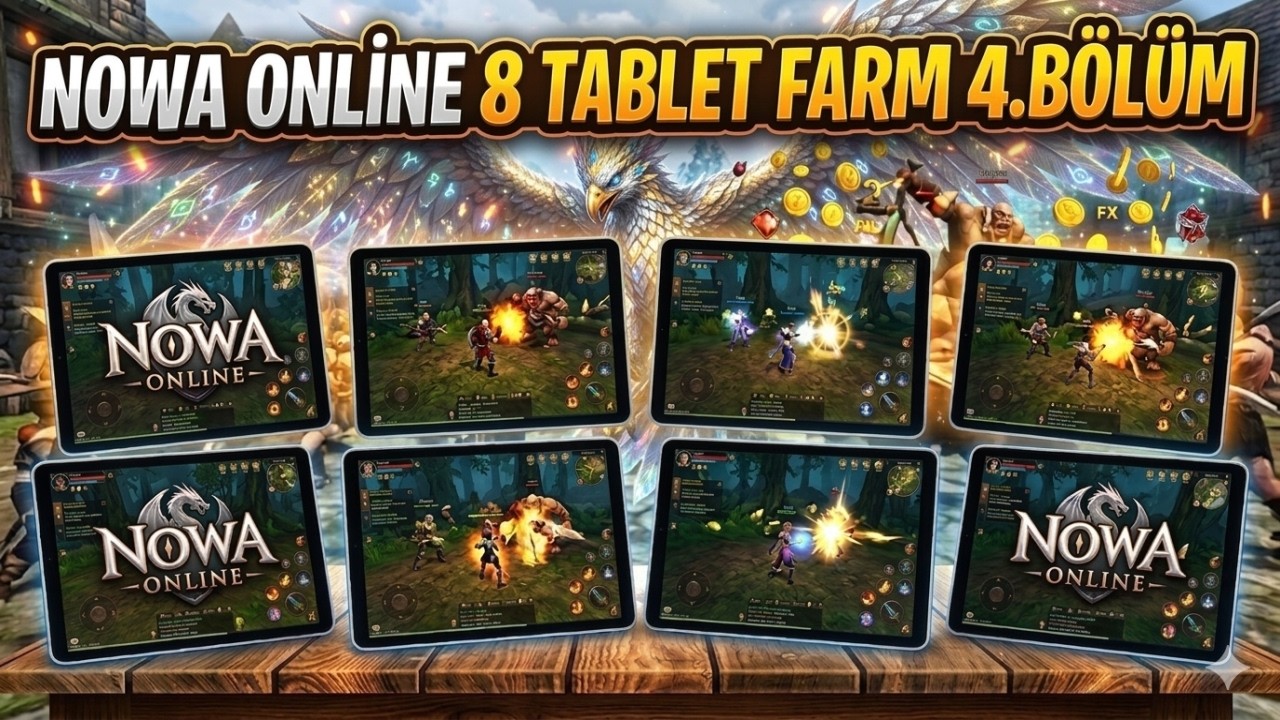 24 Saat Harpy FARM Ne BIRAKIR ?? Doyurur mu ?? | Nowa Online | 8 TABLET FARM 4.BÖLÜM