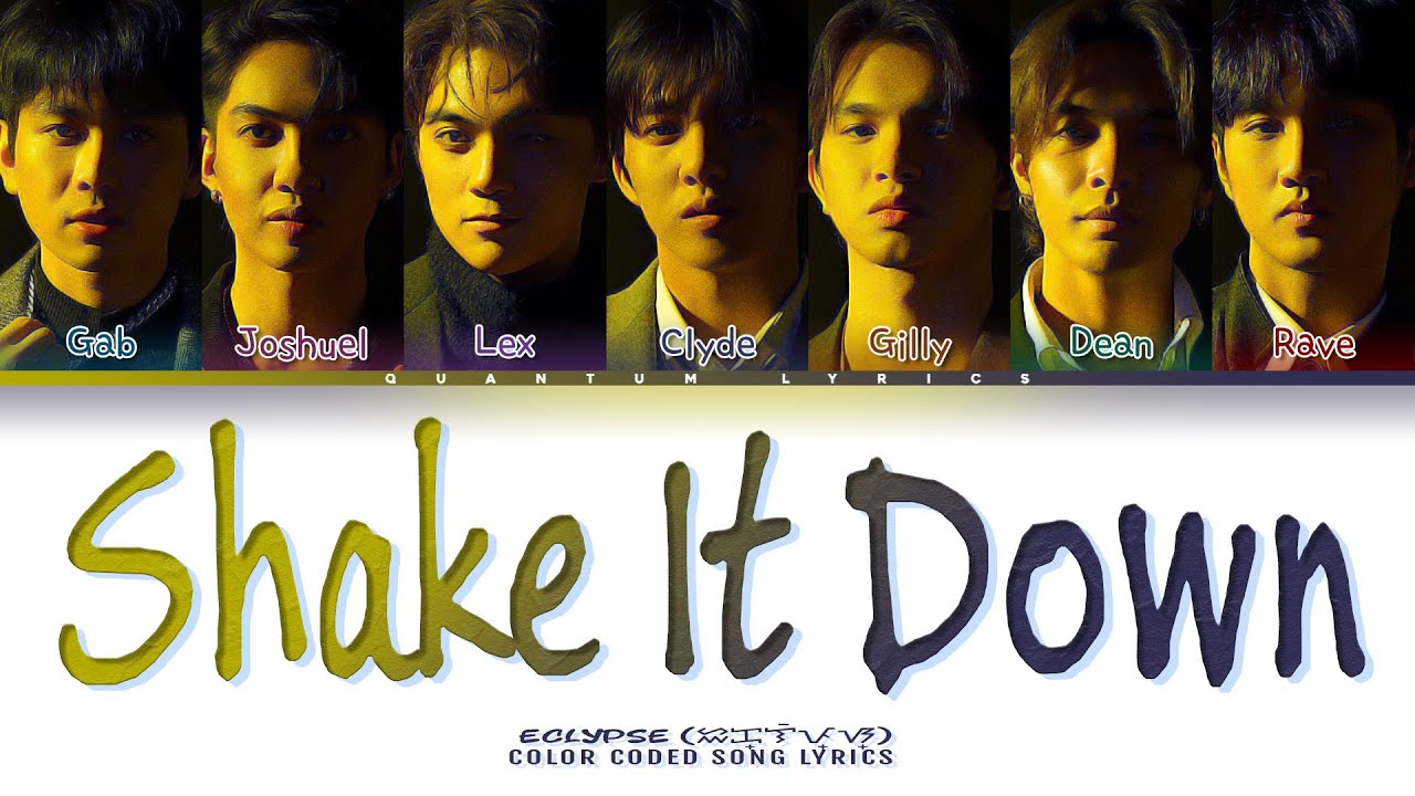 ECLYPSE 'Shake It Down' Color Coded Lyrics [Eng]