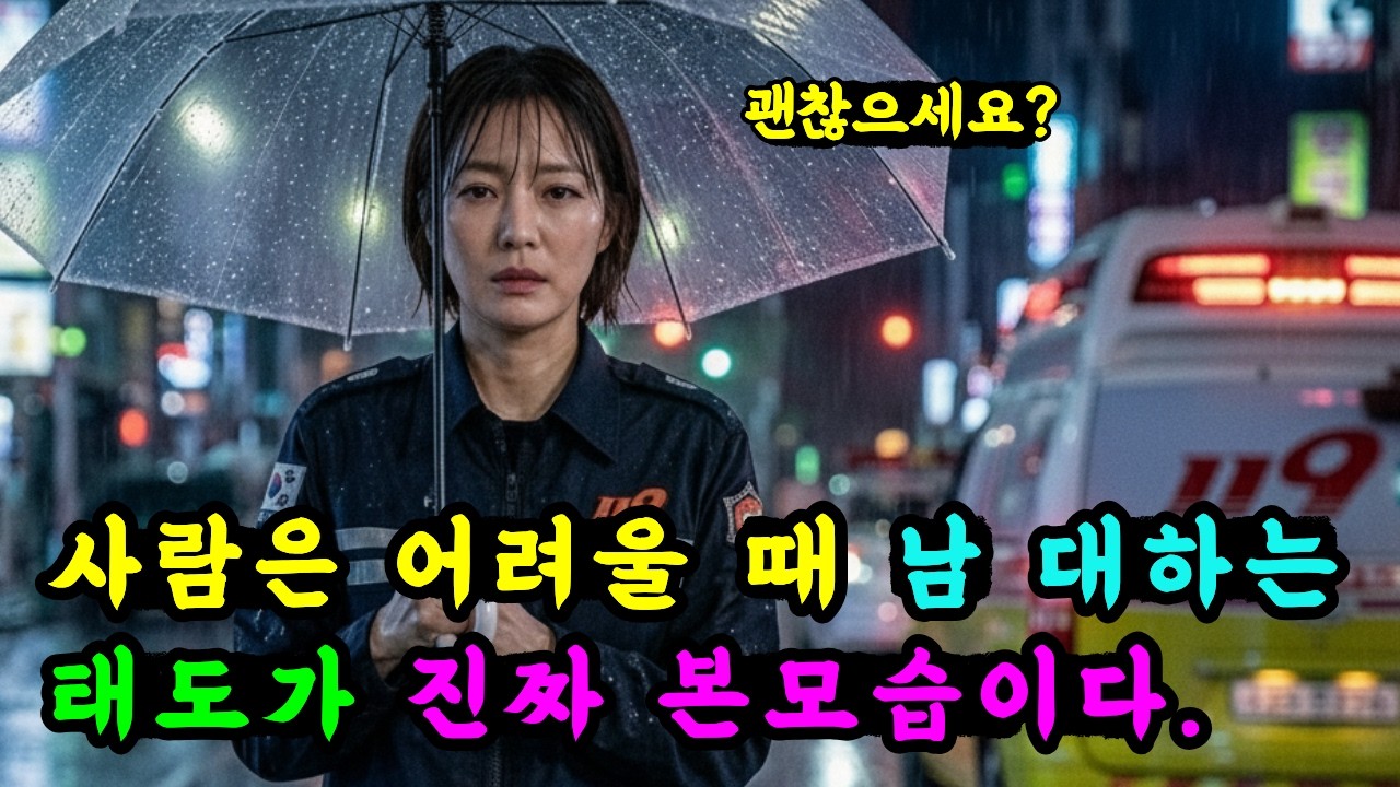 치매 어머니와 빚더미.. 벼랑 끝에 서 있던 구급대원이 상견례 자리에서 오열한 이유 | 노후사연 | 감동사연 | 이야기극장 | 오디오북 |