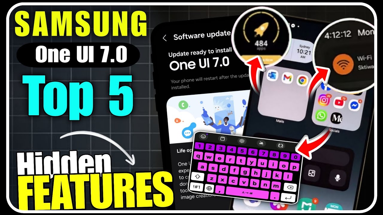 Samsung One UI 7 Hidden Features | One ui 7 Secret Features | Samsung Tips And Trick Hidden Features