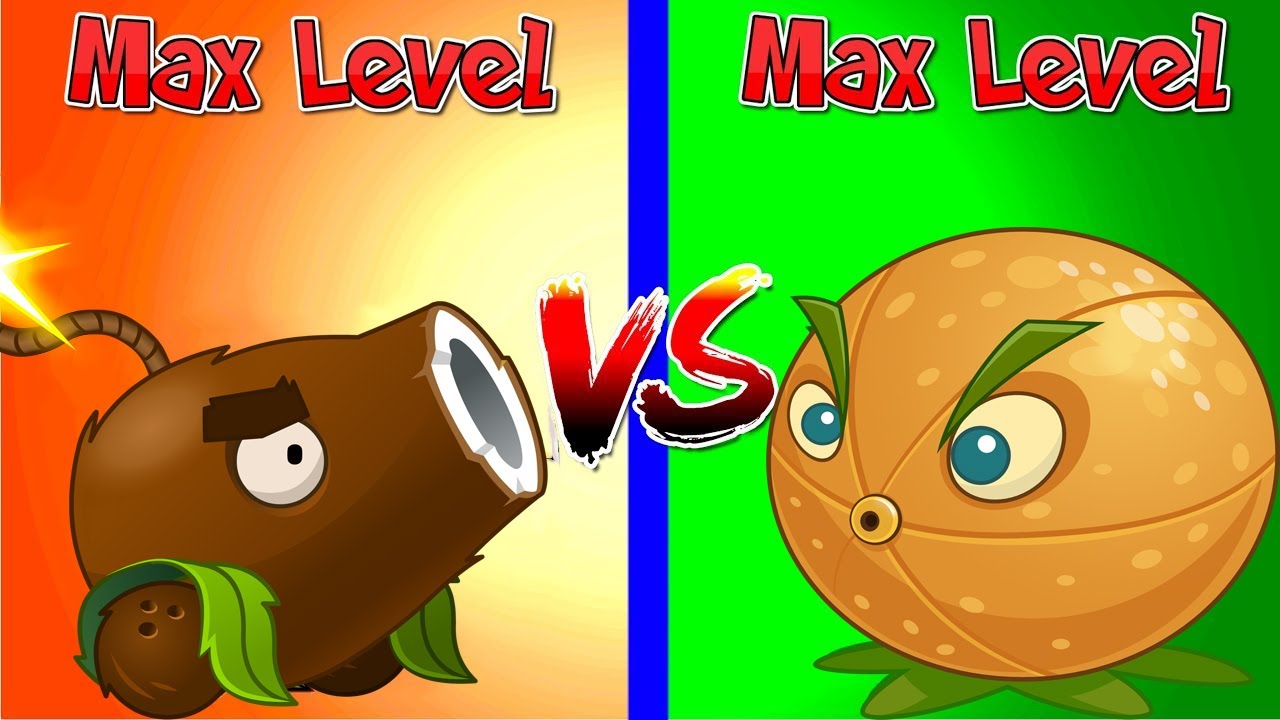 PvZ 2 Discovery - The Difference of Coconut Cannon Vs Citron (Max Level Plant)