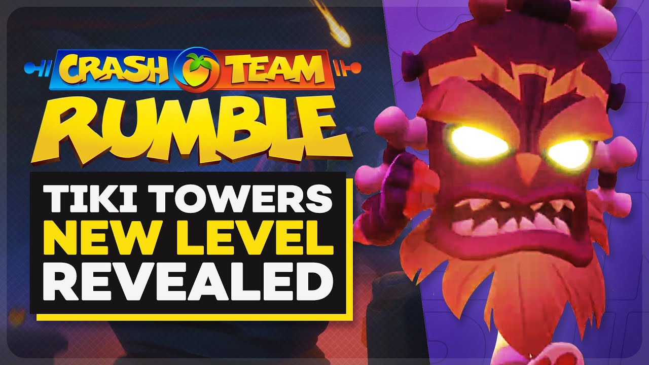 Crash Team Rumble: TIKI TOWERS Map Revealed, New Gameplay Footage Breakdown And Analysis!
