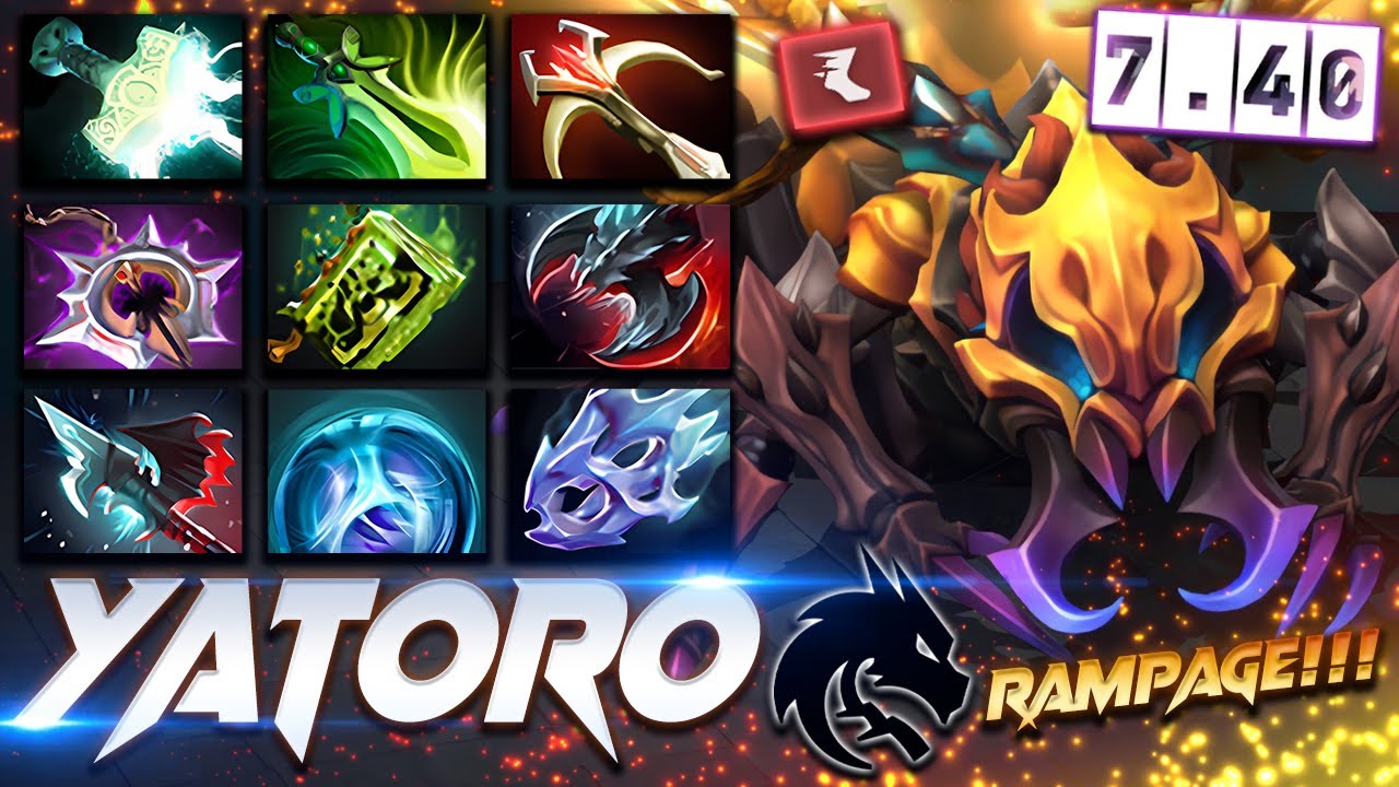 [7.40] YATORO RAMAPGE WEAVER - Dota 2 Pro Gameplay [Watch & Learn]