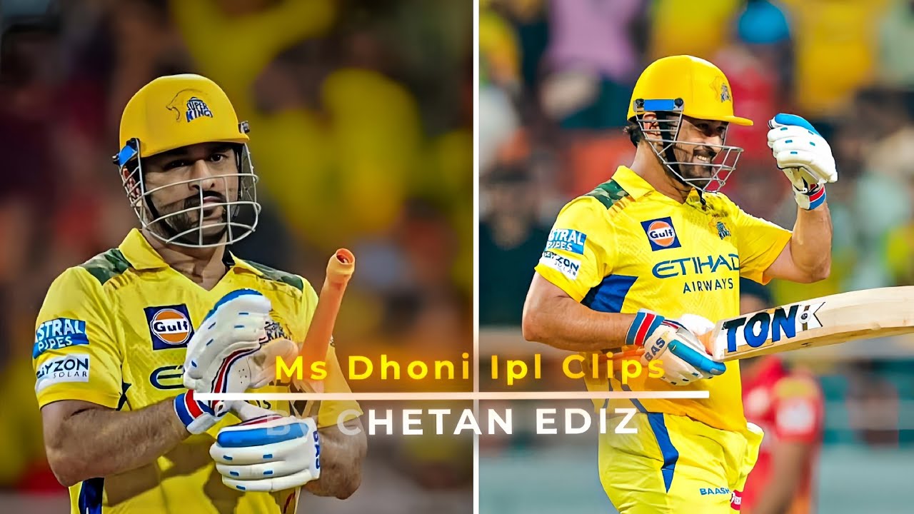 Ms Dhoni Ipl Clips For Edit &bull; Rare Clips &bull; Scenepack &bull; CHETAN EDIZ 🔥✨ #msdhoni