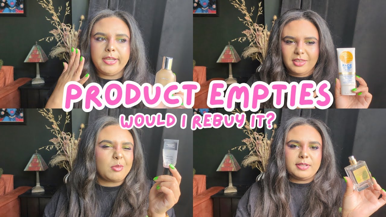 2025 Beauty Empties Q2 | Massive empties review 25 + products inc. makeup, skincare, fragrance