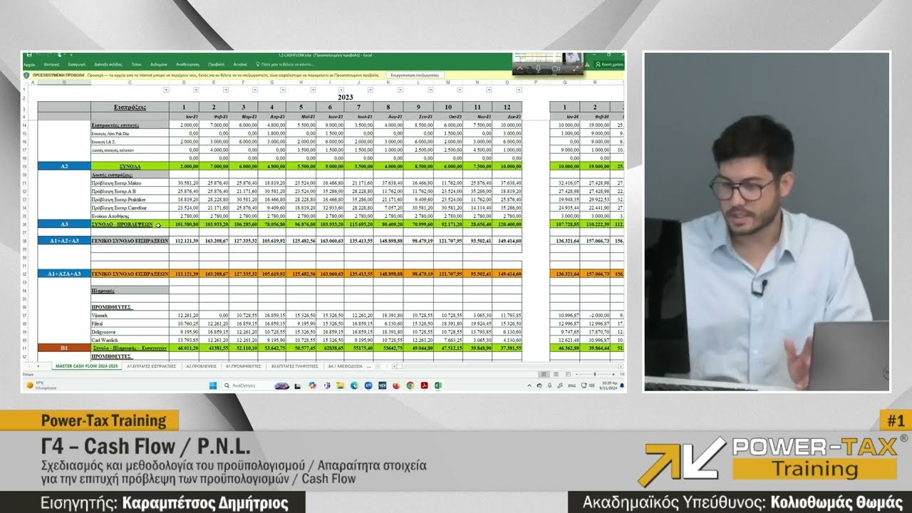 Power Τax Training: Γ4 - Cash Flow