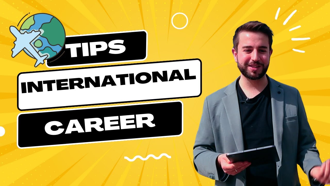 How to PLAN your INTERNATIONAL CAREER - 5 steps