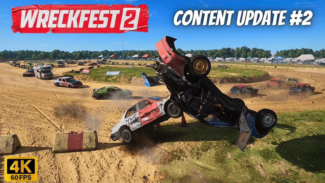 NEW CARS AND TRACKS!!! Wreckfest 2  - Content Update #2