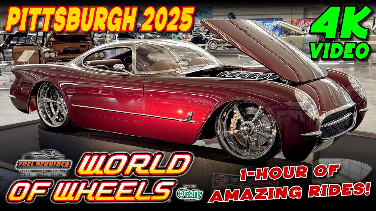 Pittsburgh World of Wheels 2025 - 1-Hour of Amazing Rides in 4K!
