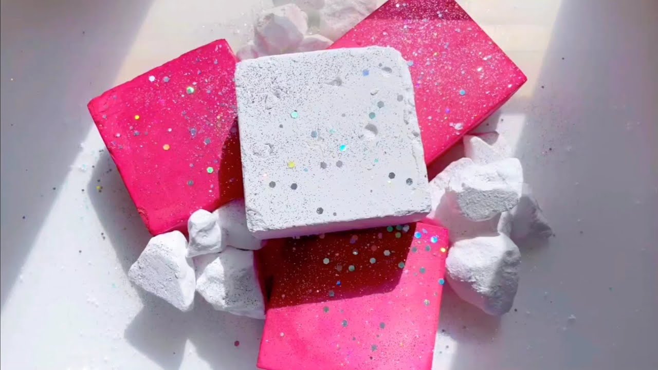 Soft Butter Pure White & Dyed Chalk Mega Compilation ft.Former Creator💝@kriscrushasmr #satisfying 