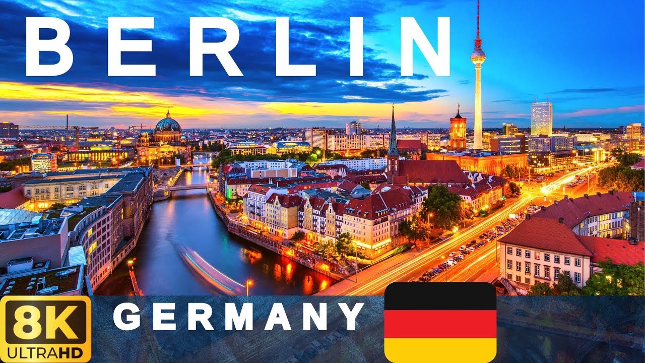 🇩🇪 BERLIN Germany City Tour / 8K DRONE VIDEO ULTRA HD /  @itravel14