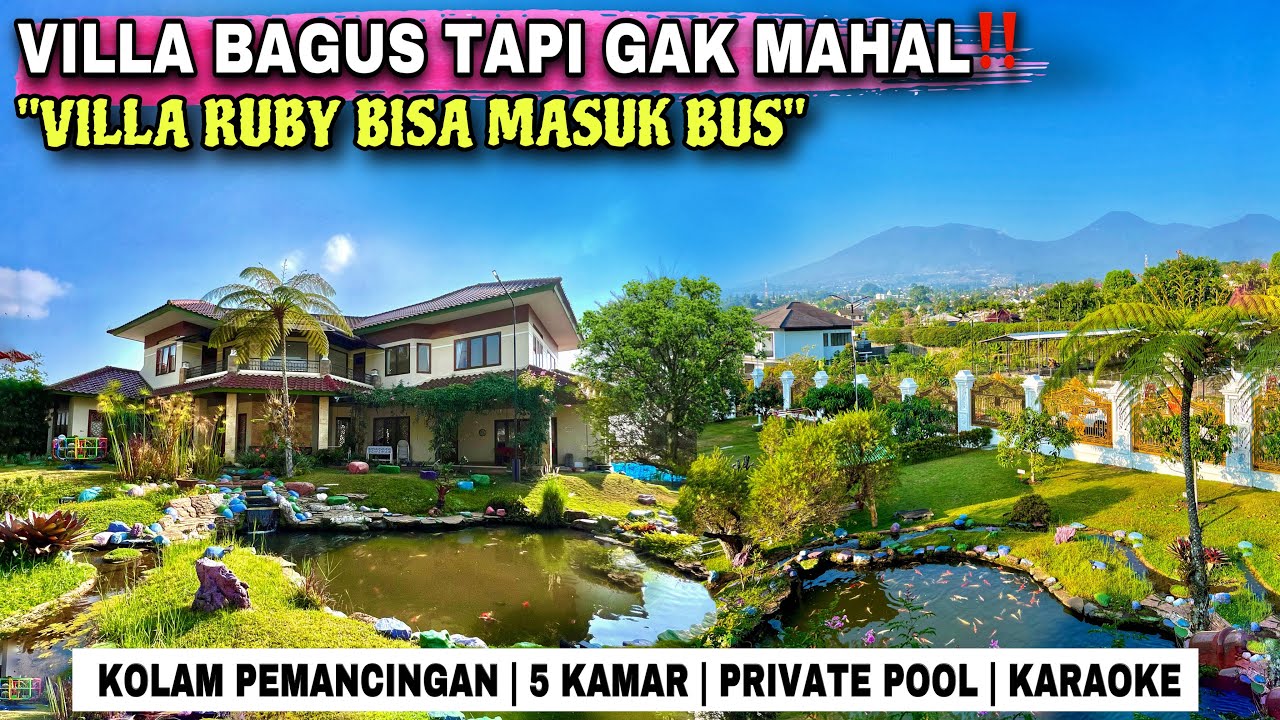 VILLA MURAH DI PUNCAK BOGOR | VILLA RUBY CIMACAN VIEWNYA SUPER CAKEP DAN EISTHETIC BANGET