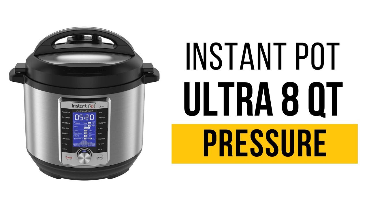 Instant Pot Ultra 80 Ultra 8 Qt 10-in-1 Multi- Use Programmable Pressure Cooker, Slow Cooker