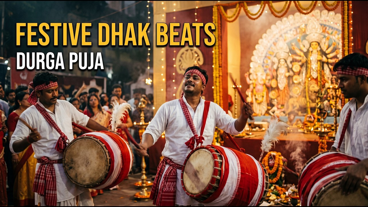Durga Puja Dhak Music 10 Minutes Non-Stop | High Energy Dhunuchi Naach Beats