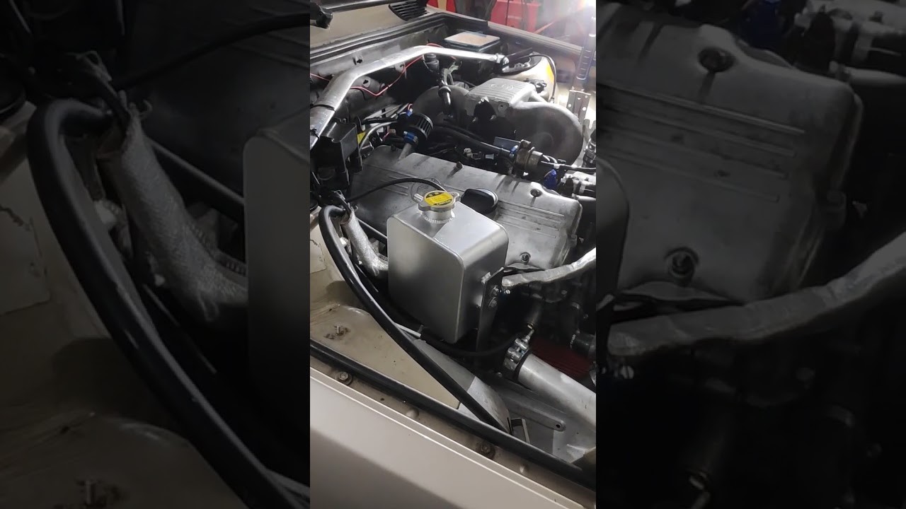 BMW E30 M10 Turbo build first revs