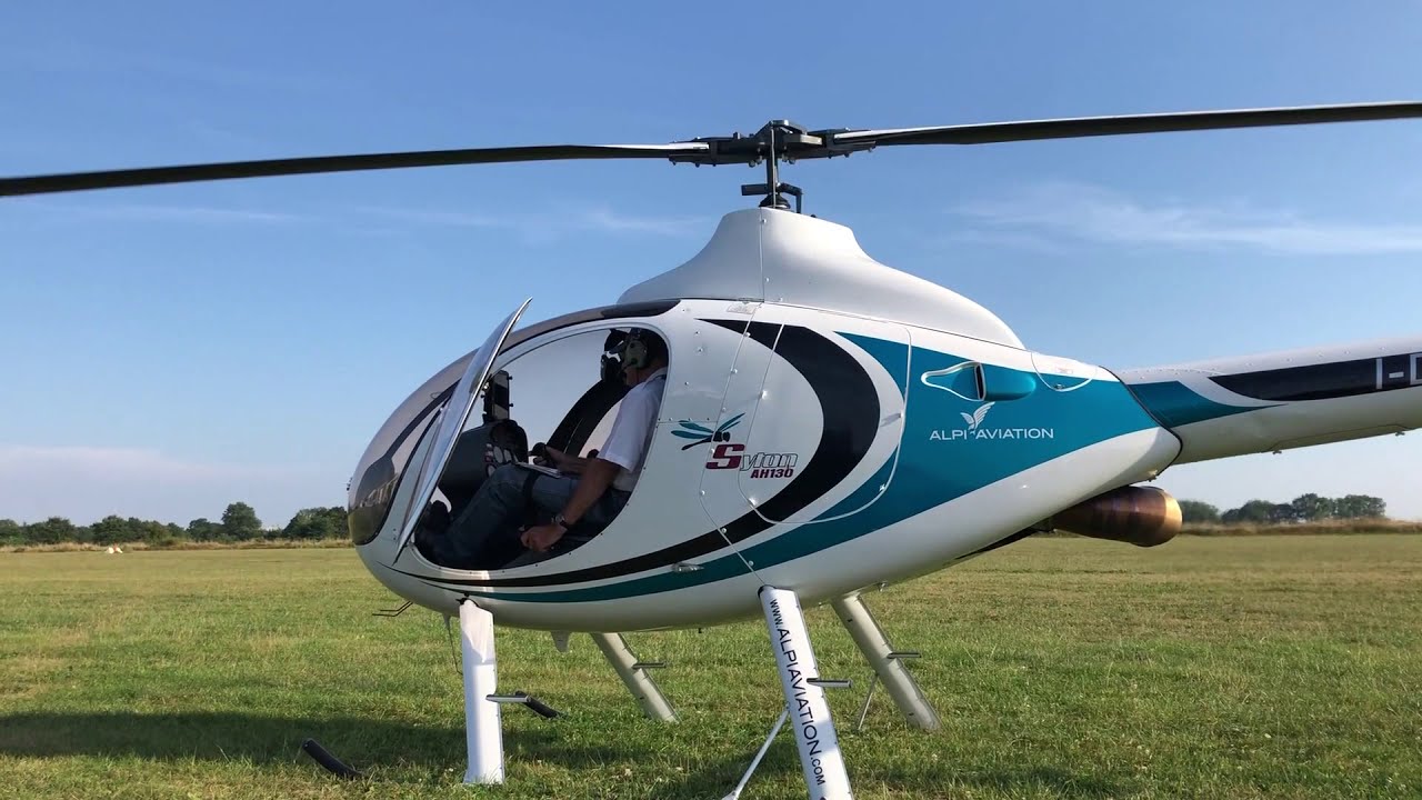 Erlebe das Fliegen. UL Hubschrauber fliegen Syton AH130 Teil 1