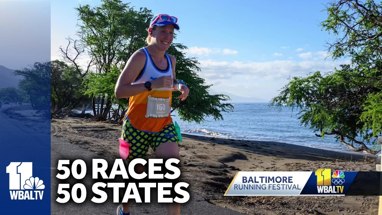Teacher to run in Baltimore for 50th marathon in 50th state