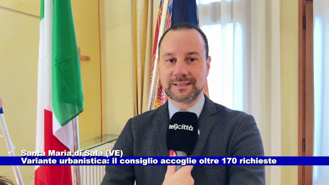Santa Maria di Sala (VE). Variante urbanistica: il consiglio accoglie oltre 170 richieste 26.11.2025
