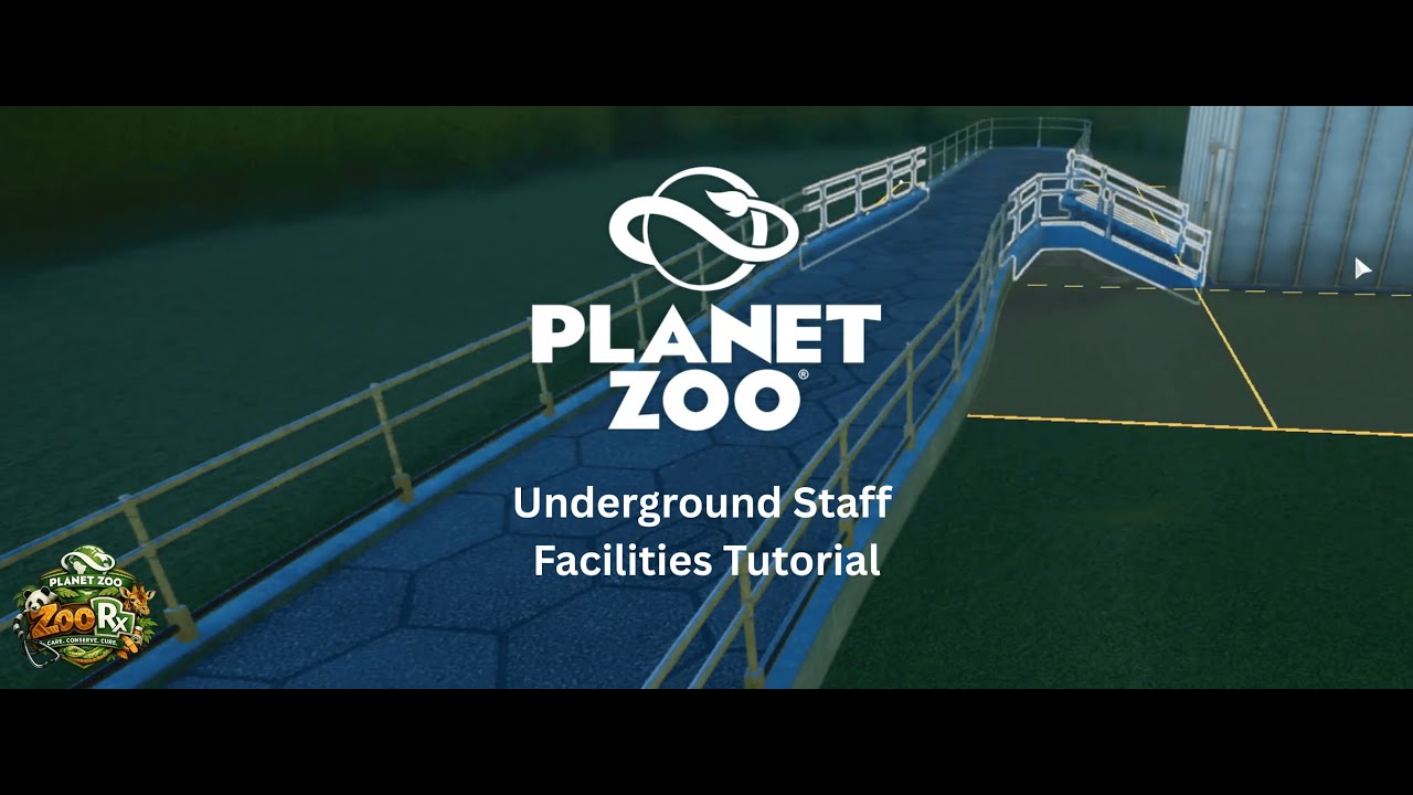 How to place facility buildings underground in Planet Zoo