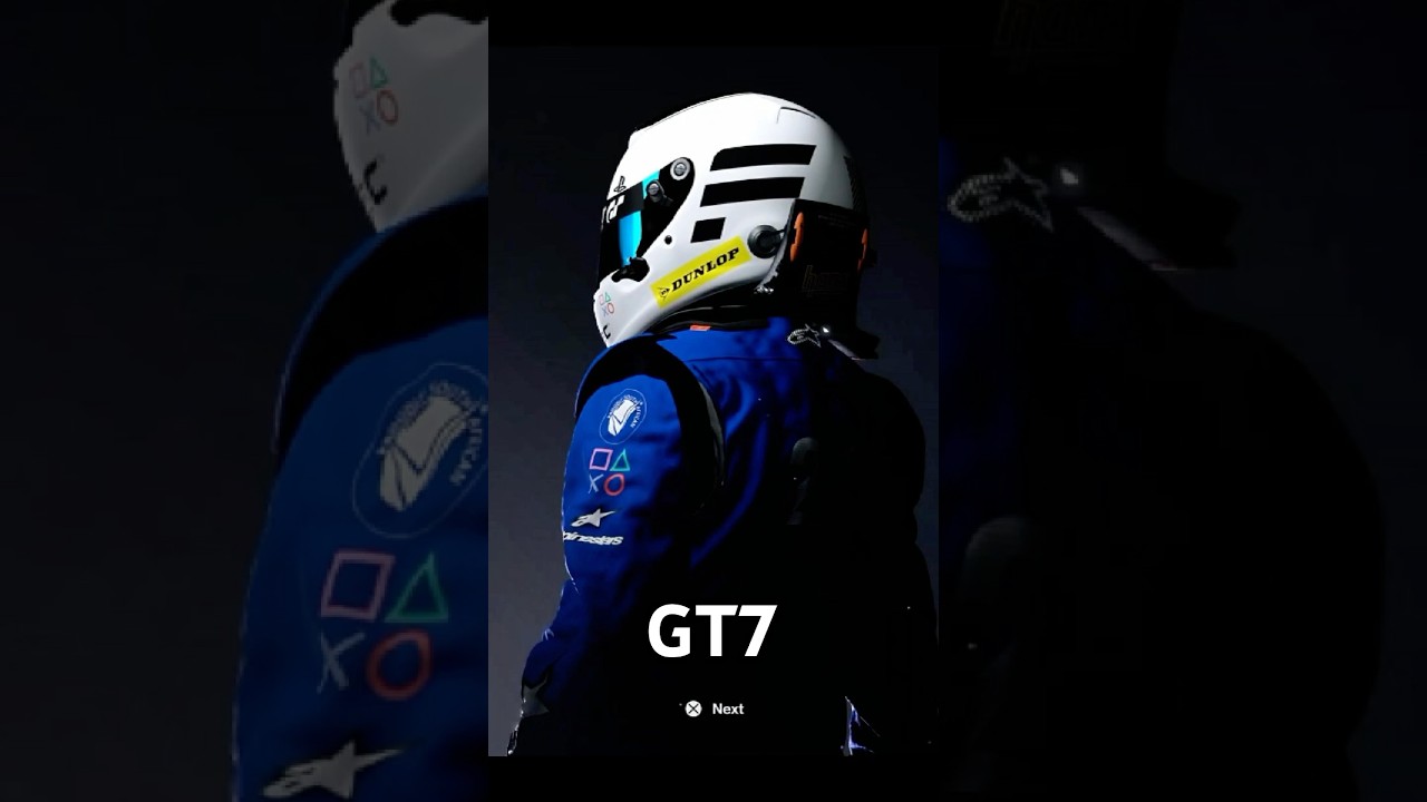 Gran Turismo 7: Race Suit and Helmet POSE