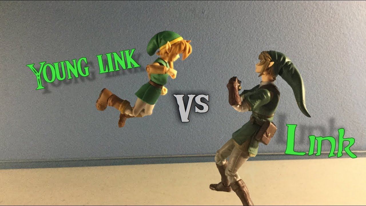 Young Link VS Link (Stopmotion Animation)