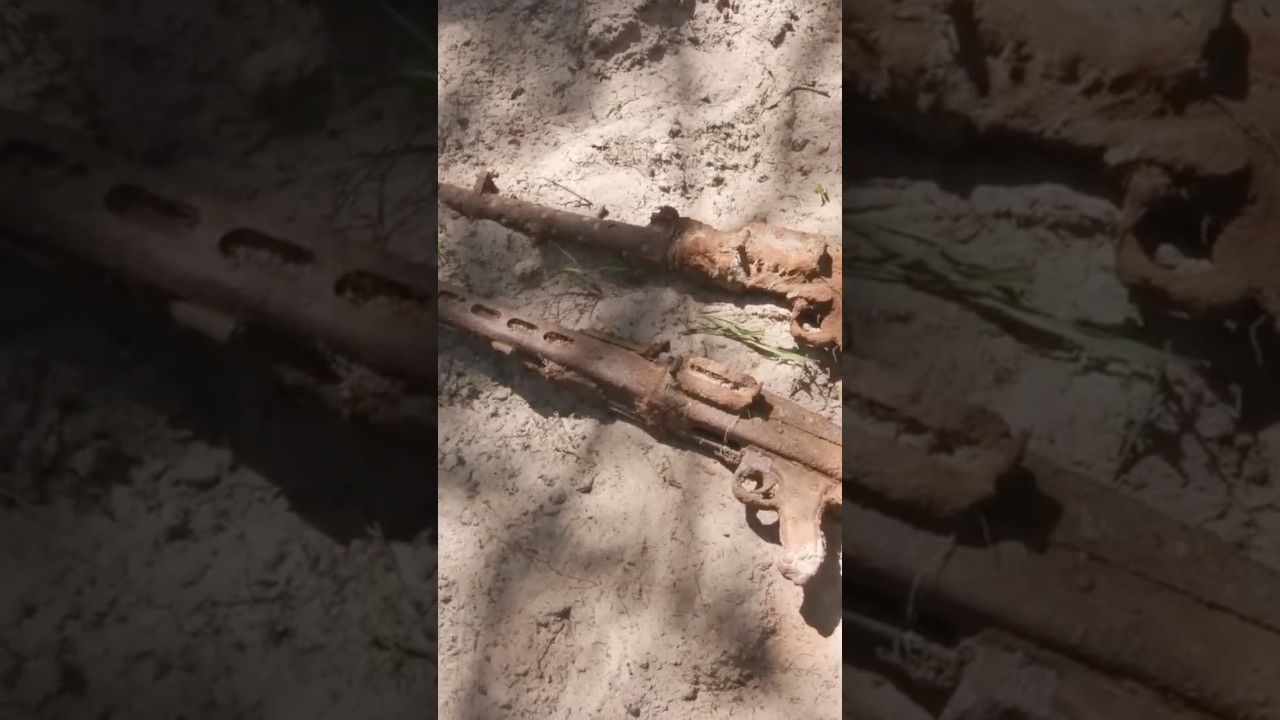 ОТКОПАЛИ ДВА НЕМЕЦКИХ ПУЛЕМЁТА !!!