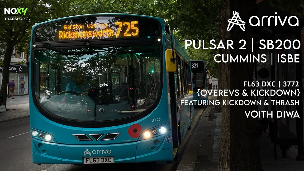 {Over-Revving Rampage} Arriva Wright Pulsar 2 SB200 | FL63 DXC, Featuring Kickdown & Heavy Over-Revs