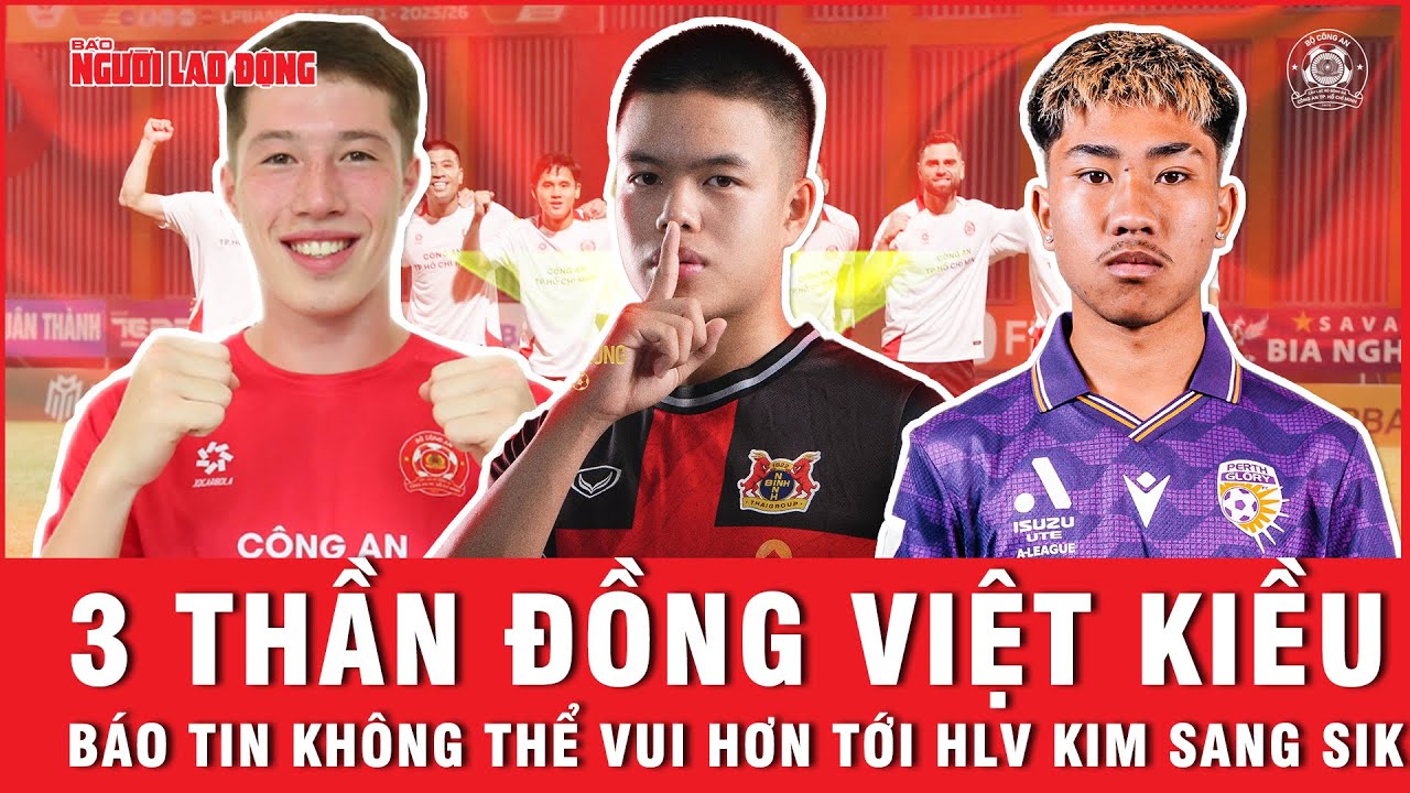 3 thần đồng Việt kiều báo tin không thể vui hơn tới HLV Kim Sang Sik | Ngoài đường piste