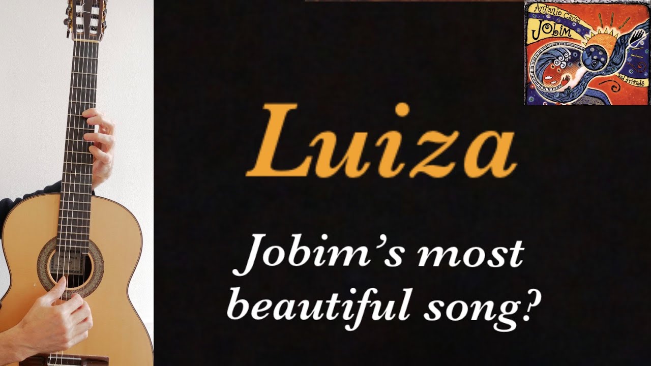 Luiza (A. C. Jobim), Guitar arrangement, Sheet and Tab