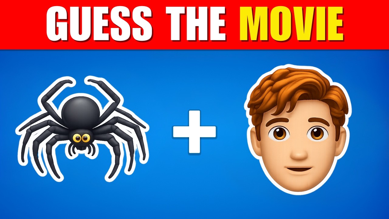Guess the Movie by Emoji 🎬🍿 | 50 Movie Emoji Puzzles Challenge