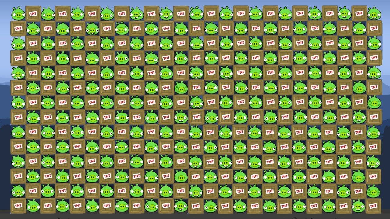 Bad Piggies - INTERESTING MASSIVE TNT EXPLOSIONS! (Field of Dreams)