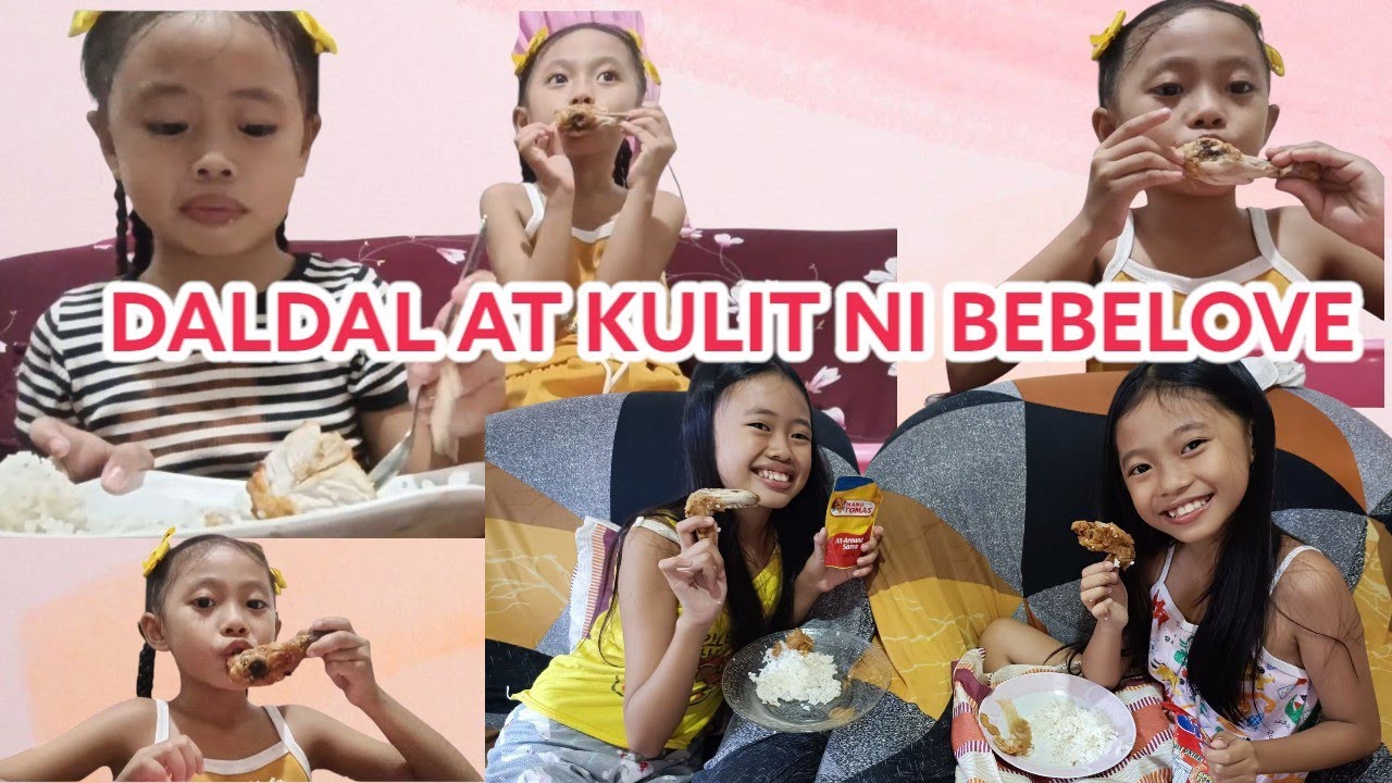 KAIN NA MAS MARAMI ANG DALDAL AT KULIT NI BEBELOVE #mukbang #friedchicken #mukbangers