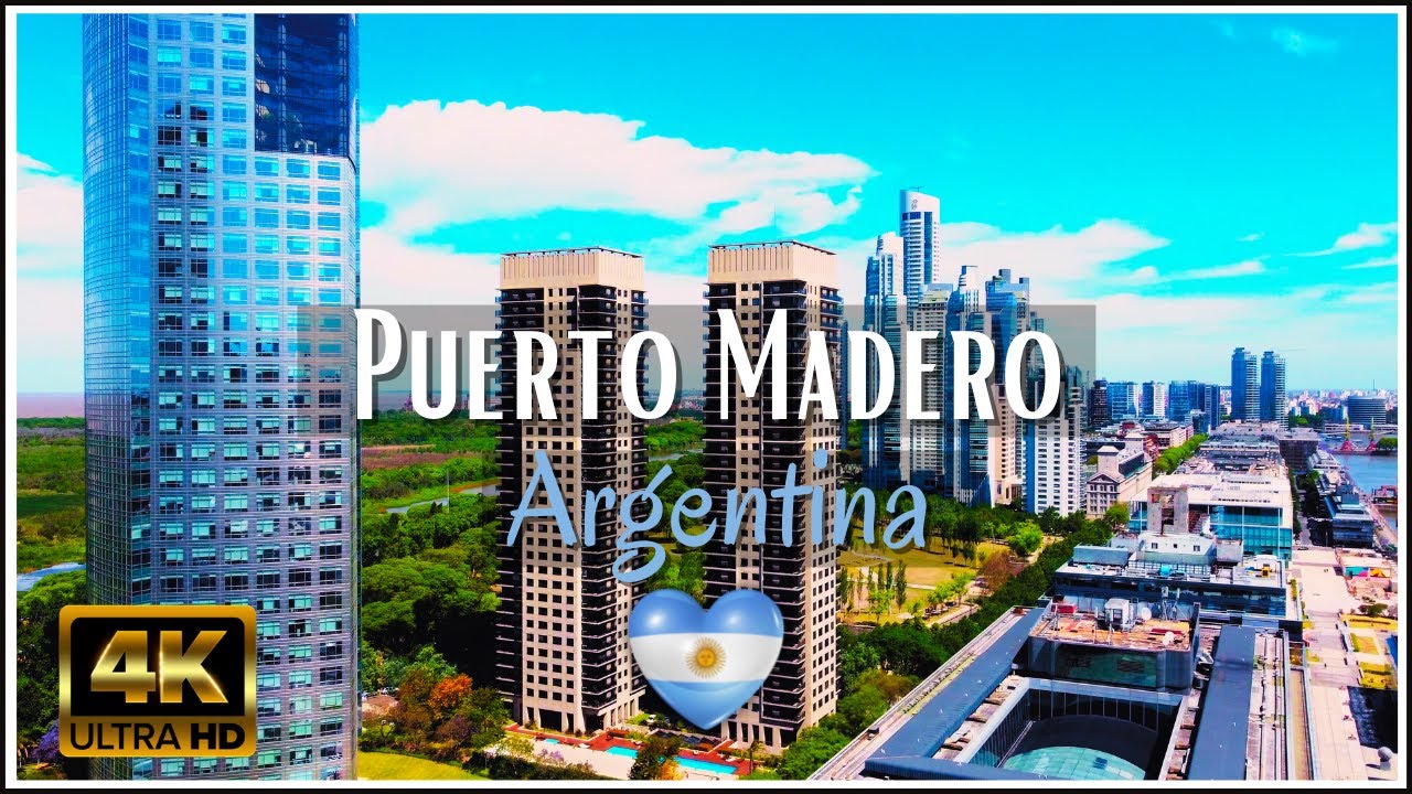 Puerto Madero by Drone  - Buenos Aires - Argentina