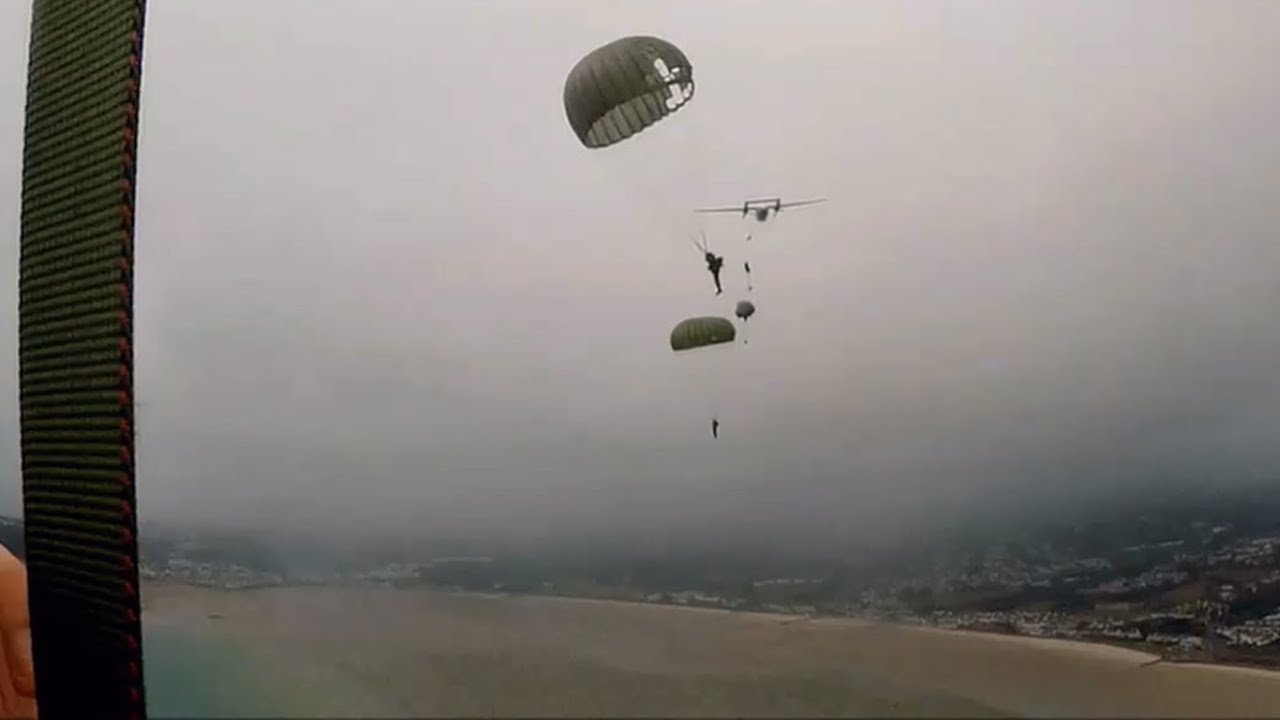 Jersey Air Display 2019 Noratlas Parachute Jump