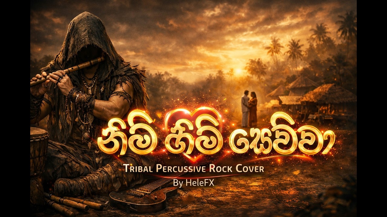 Nim Him Sewwa - නිම් හිම් සෙව්වා  - Pandit W.D. Amaradeva - Tribal Percussive Rock Cover by HeleFX