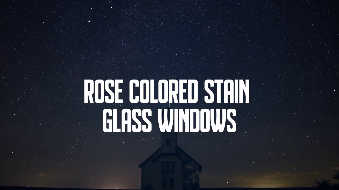 Petra: Rose Colored Stained Glass Windows Lyric Video