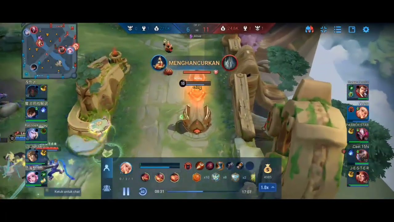 MAIN ARLI RANKED HONOR OF KINGS