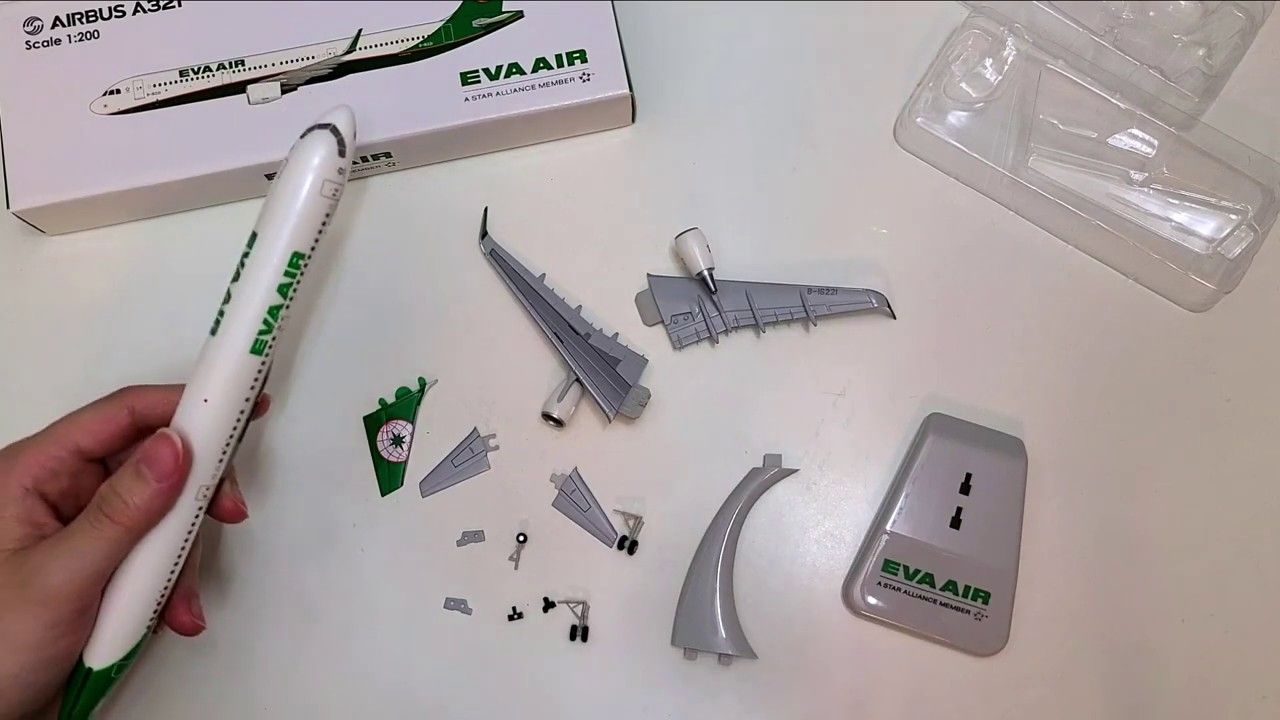 EVA AIR A321 Model