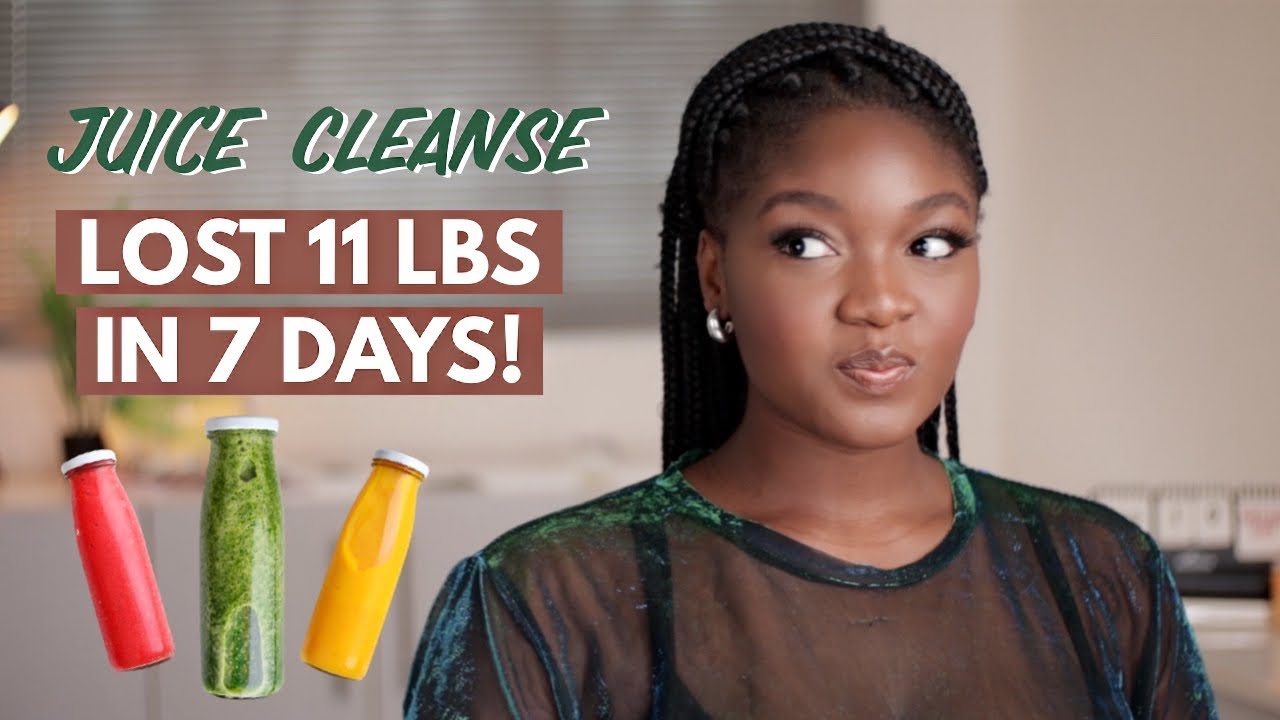 7 Day Juice Cleanse: HOW I LOST 11LBS / 5 KG IN 7 DAYS, WEIGHT LOSS JOURNEY | BODY BACK SERIES