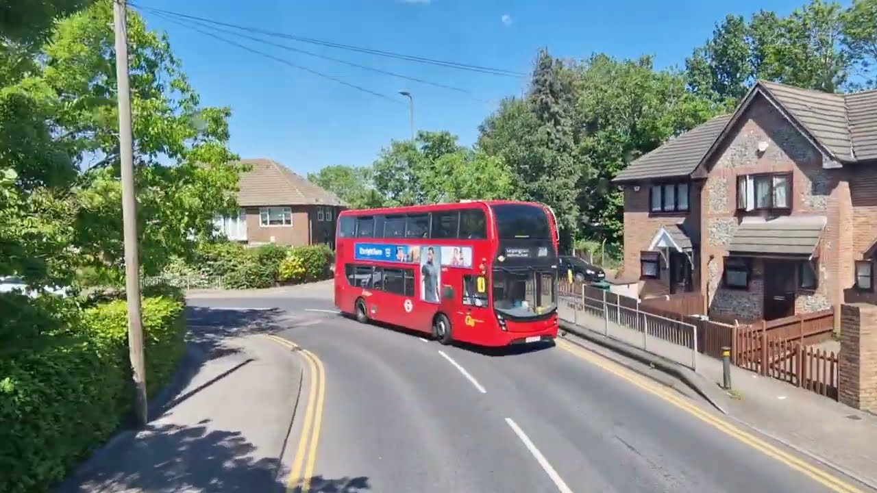 London bus 208 from Orpington to Bromley