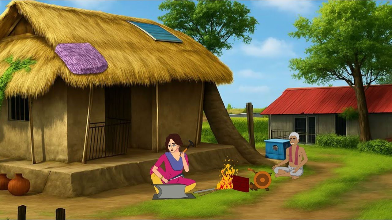 गरीब लोहार की चतुर बेटी | Moral Stories | Hindi Kahani | Hindi Story | cartoon story