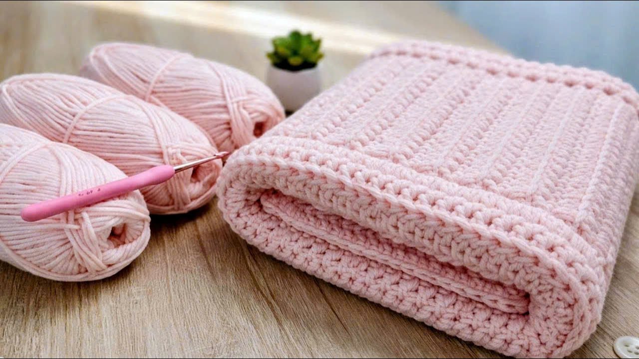GORGEOUS TWISTED RIB CROCHET STITCH ❤️ EASY & PERFECT FOR BLANKETS, SCARVES & BABY PROJECTS!