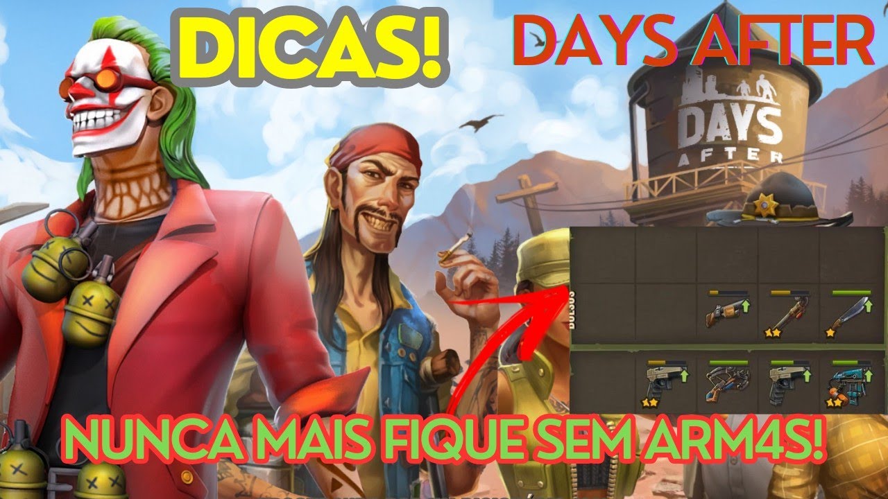 DAYS AFTER - SUPER DICA - CONSIGA ARM4S TODOS OS DIAS - MUITO FÁCIL, GAMEPLAY PT BR