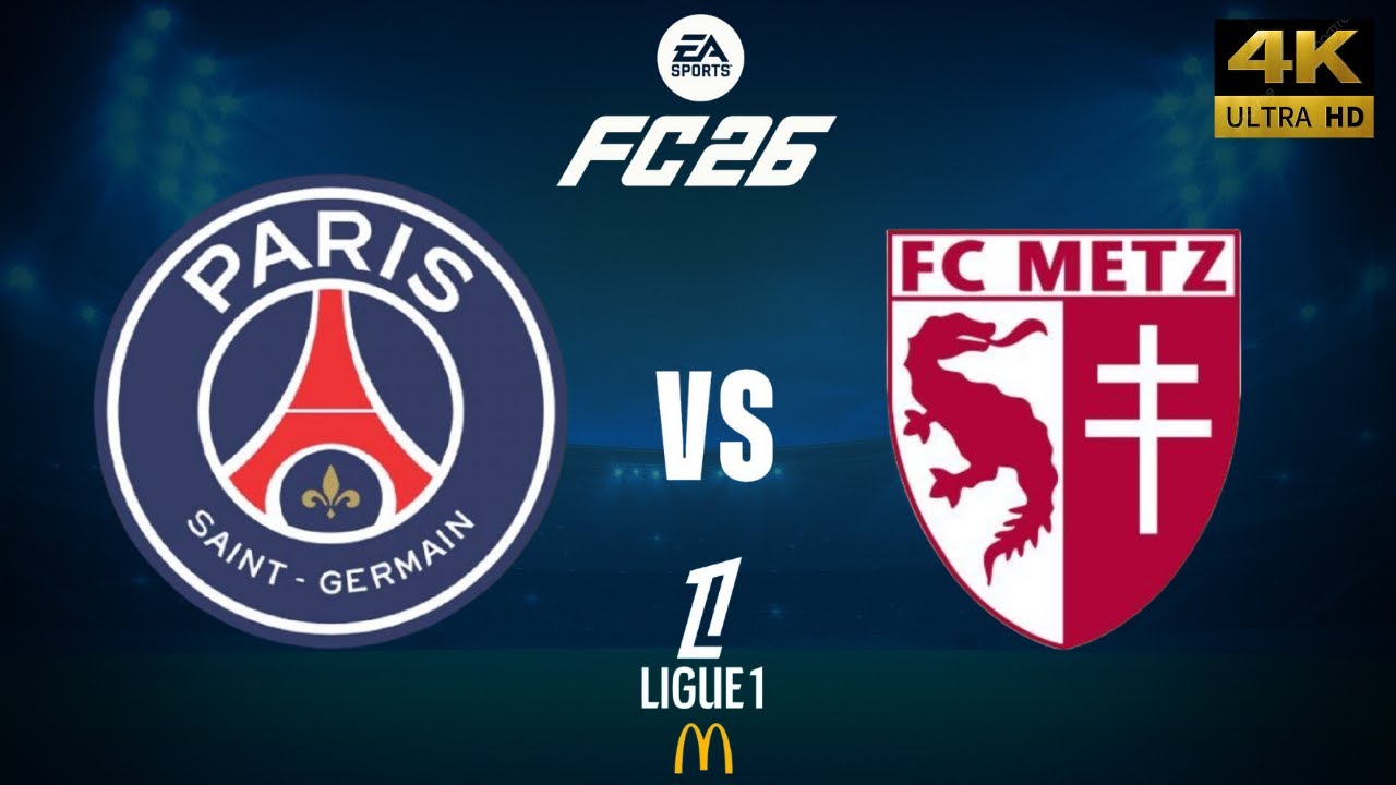 FC 26 - PSG vs Metz - Ligue 1 25/26 Full Match - PC [4K60]