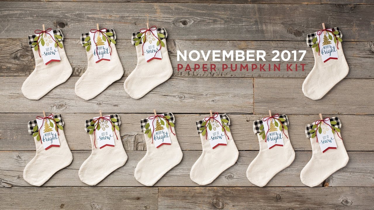 Paper Pumpkin November 2017
